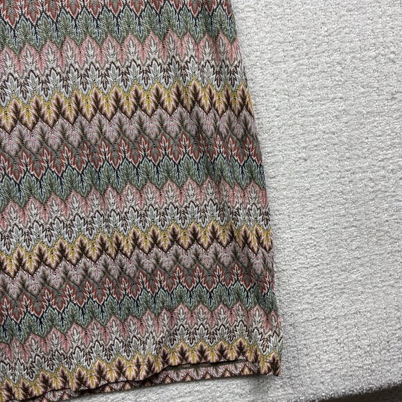 Twik By Simons Bodycon Dress Boho Retro Missoni-Style Multicolor 70's Chic Sz L - Picture 5 of 16